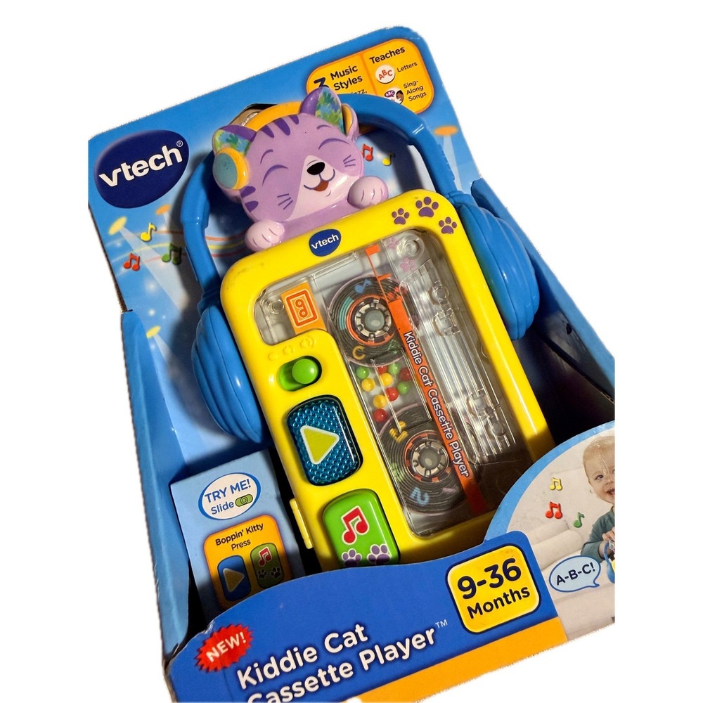 VTech Kiddie Cat Cassette Player – Baby/Toddler Toy